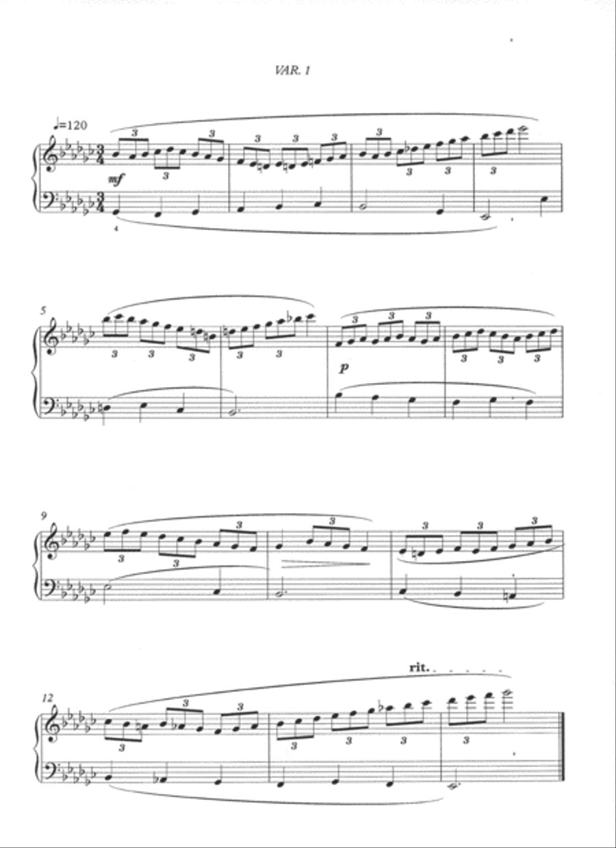 SUNSET SUNSET Piano Solo scores gallery preview page 3