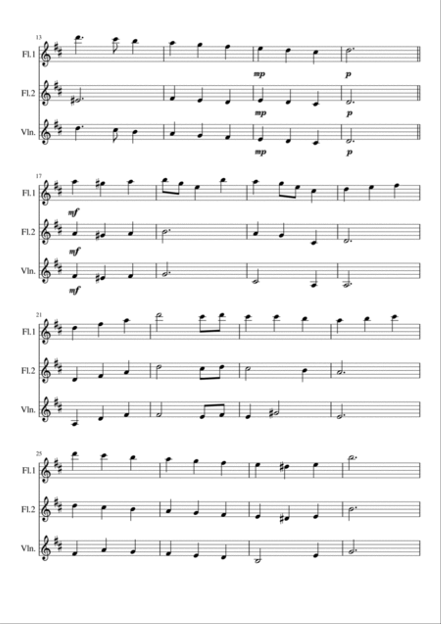Wounded for Me Small Ensemble scores gallery preview page 2