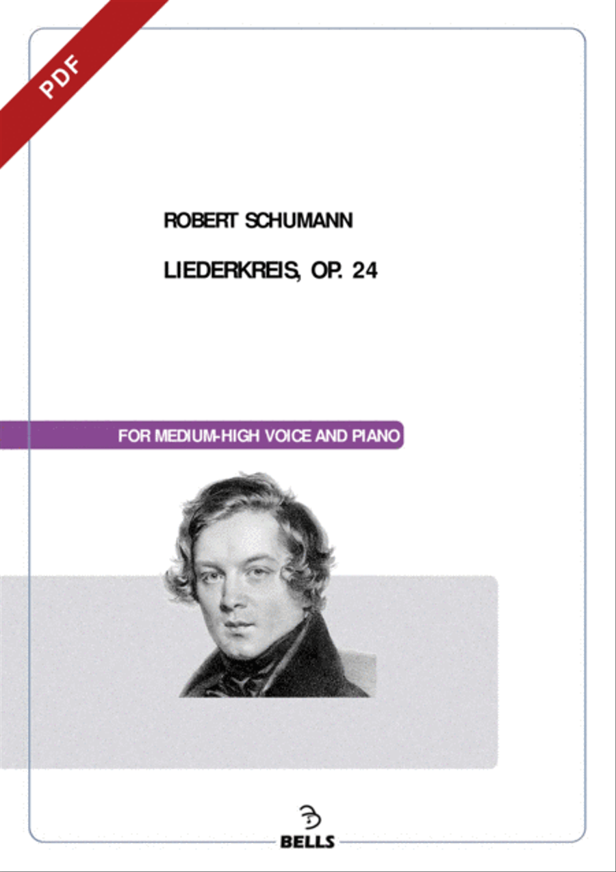 Liederkreis, Op. 24 Medium-High Voice scores gallery preview page 1