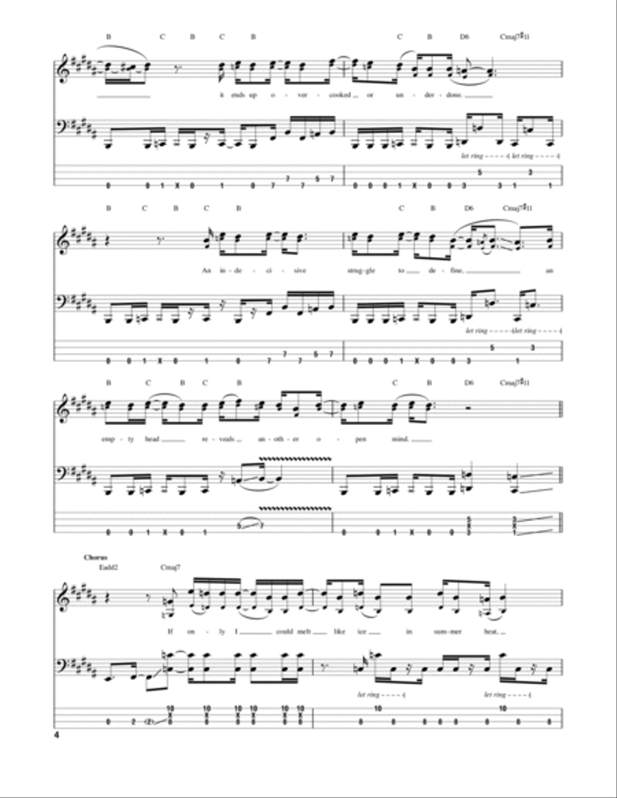 Chameleon Chameleon Guitar Tablature scores gallery preview page 4