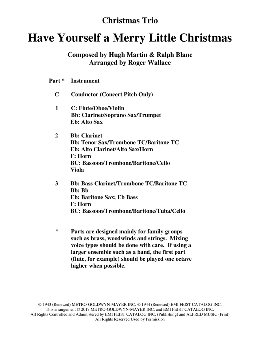 Have Yourself A Merry Little Christmas Viola scores gallery preview page 1