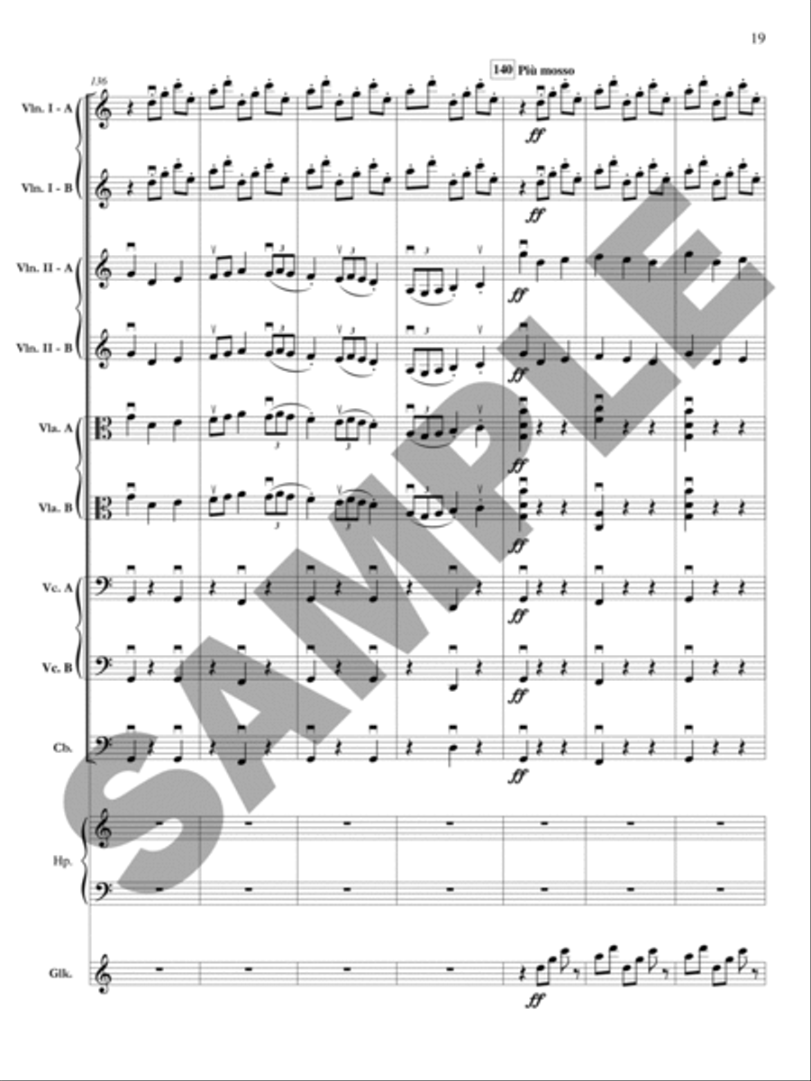 The Planets: Jupiter - Bringer of Jollity Orchestra scores gallery preview page 20