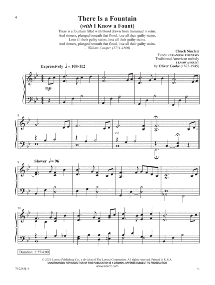 Cherish the Cross Cherish the Cross Piano Solo scores gallery preview page 2