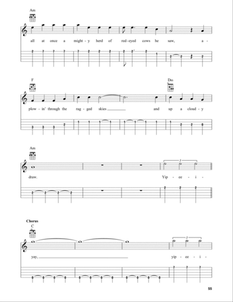 (Ghost) Riders In The Sky (A Cowboy Legend) (arr. Fred Sokolow) Banjo scores gallery preview page 2