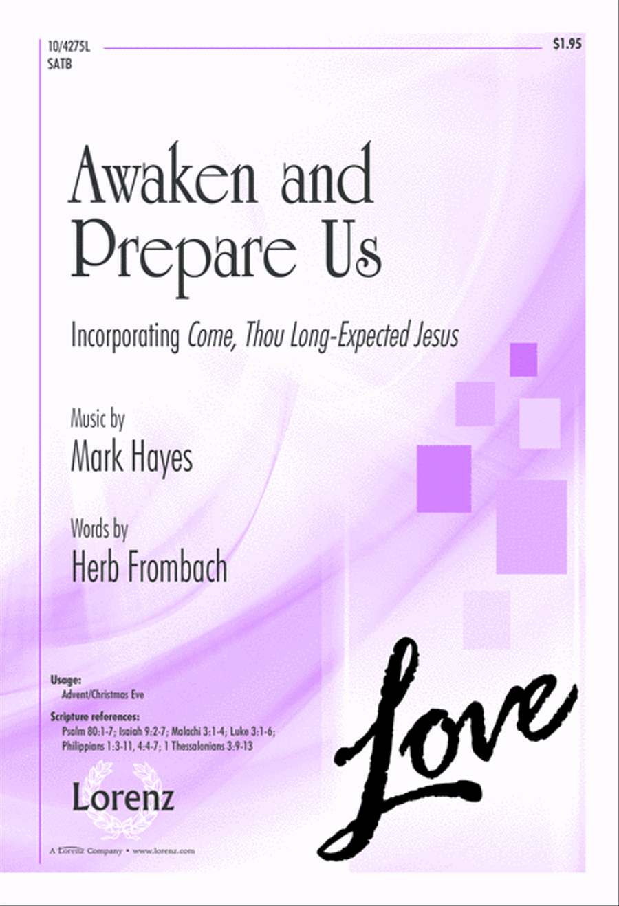 Awaken and Prepare Us 4-Part scores gallery preview page 1
