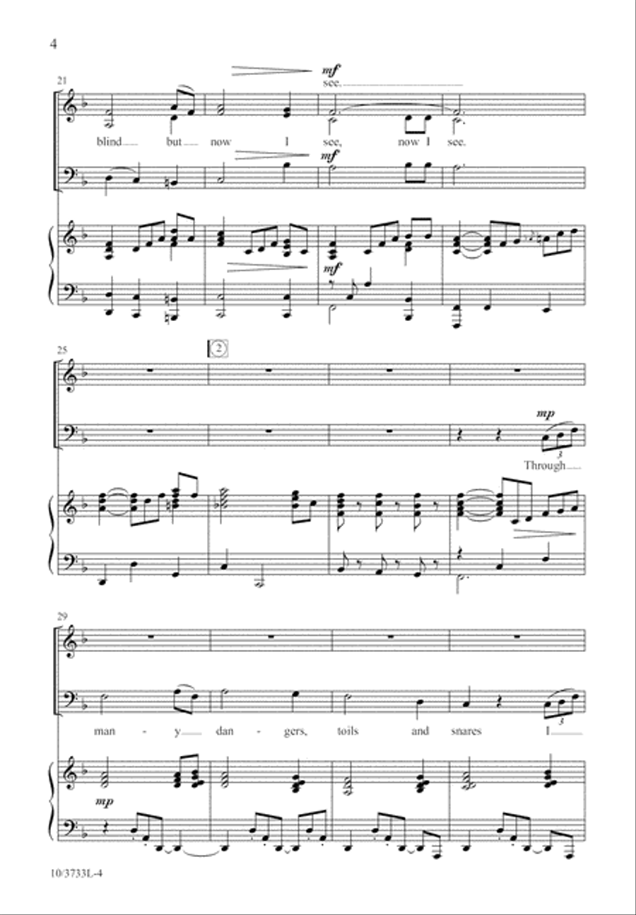 Bound for the Promised Land 3-Part scores gallery preview page 5