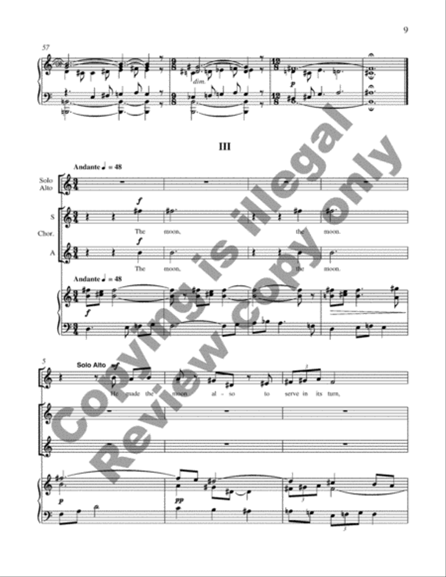 A Spectacle of Glory 4-Part scores gallery preview page 7
