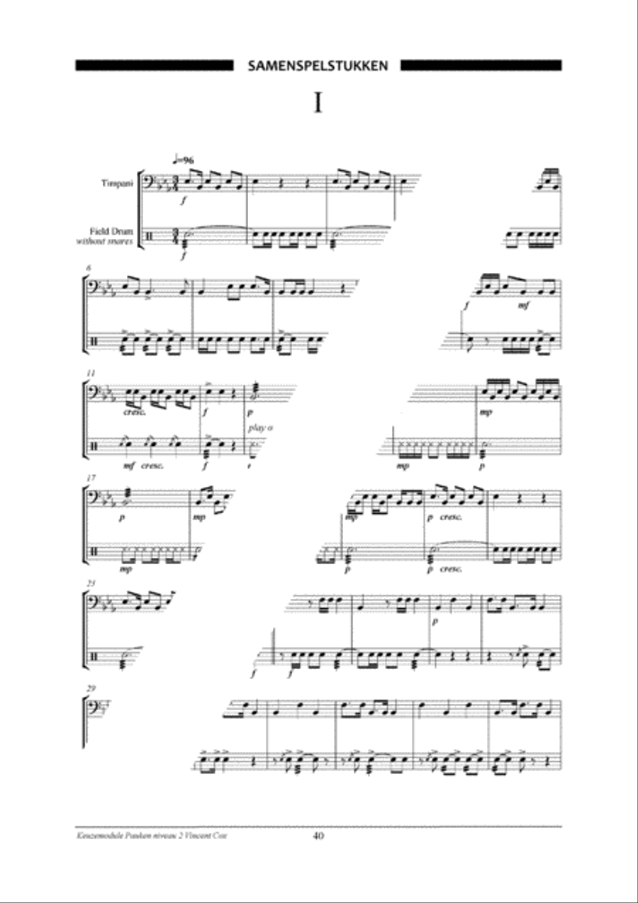 Percussion Modular: Pauken 2 Percussion scores gallery preview page 41