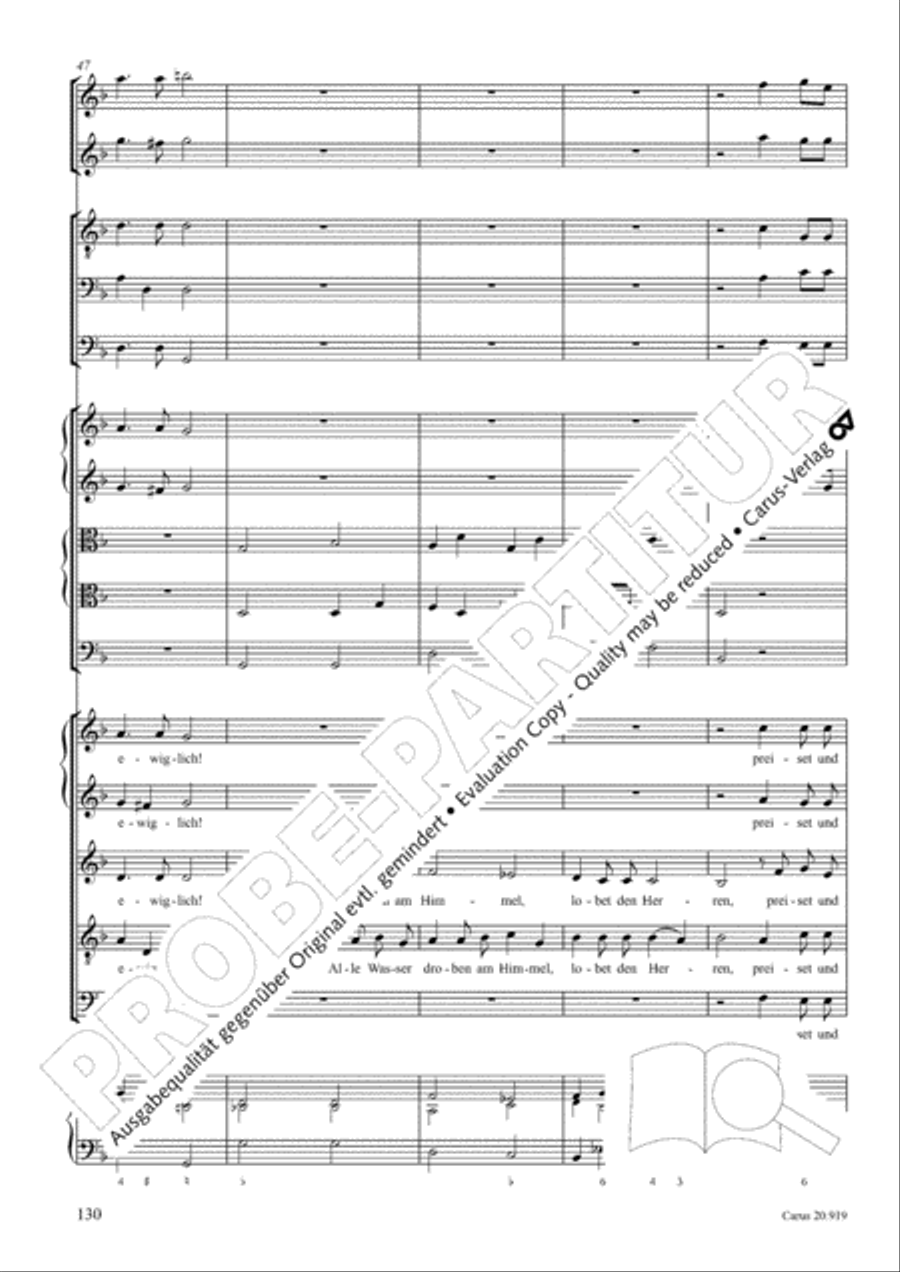 Opera varia I. Works with 1-7 parts (Complete edition, vol. 19) [Werke mit 1-7 obligaten Stimmen] Score scores gallery preview page 187