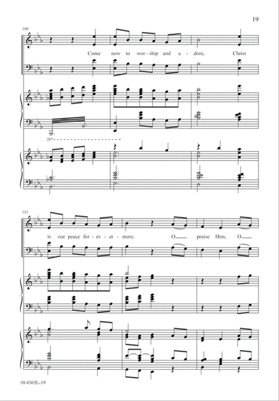 Hear How the Bells of Christmas Play 4-Part scores gallery preview page 19