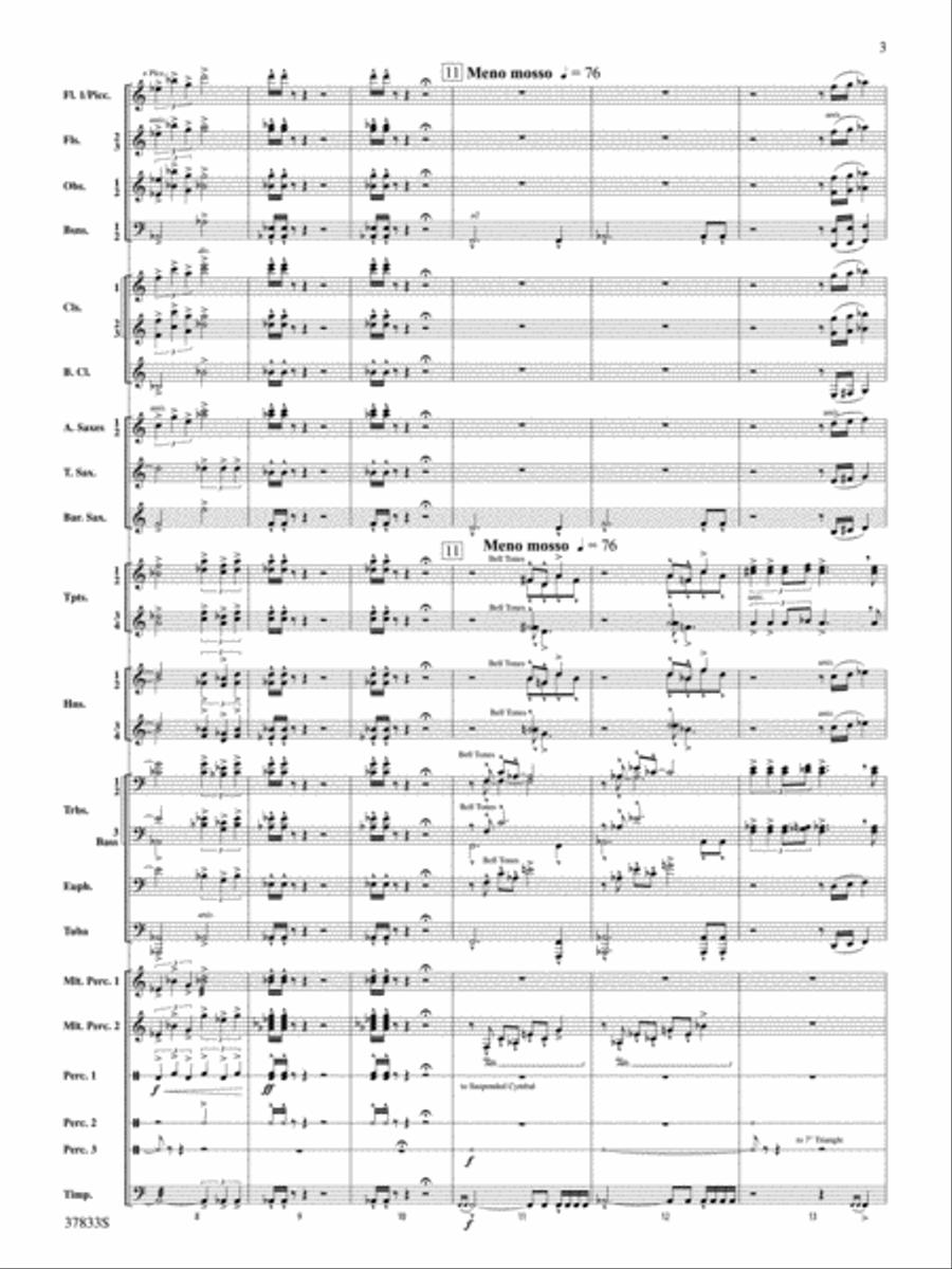 Symphonic Essay: Score Concert Band scores gallery preview page 3