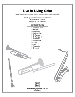Book cover for Live in Living Color