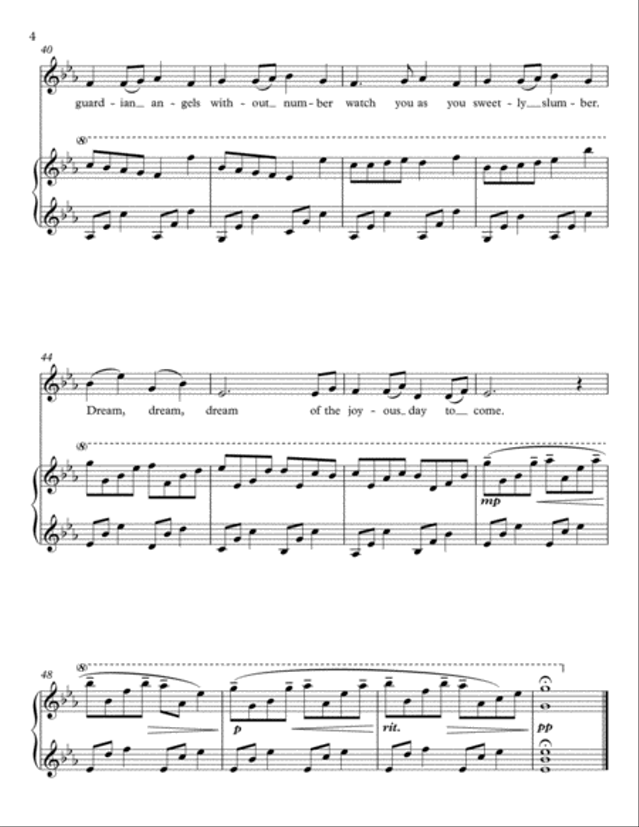 Still, Still, Still (Austrian Carol) Voice scores gallery preview page 4