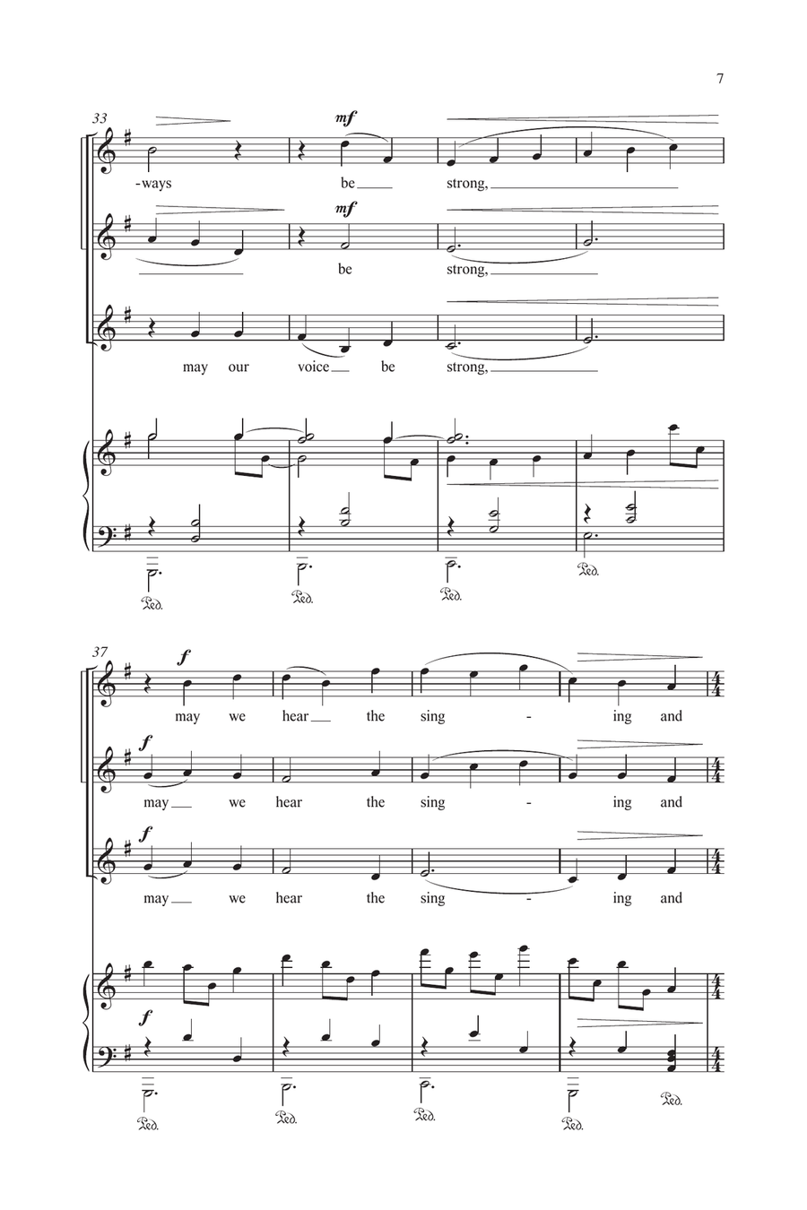 Sing Gently SSA scores gallery preview page 5