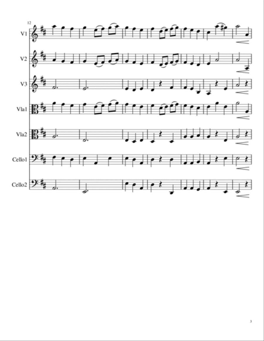 The Ash Grove Cello scores gallery preview page 4