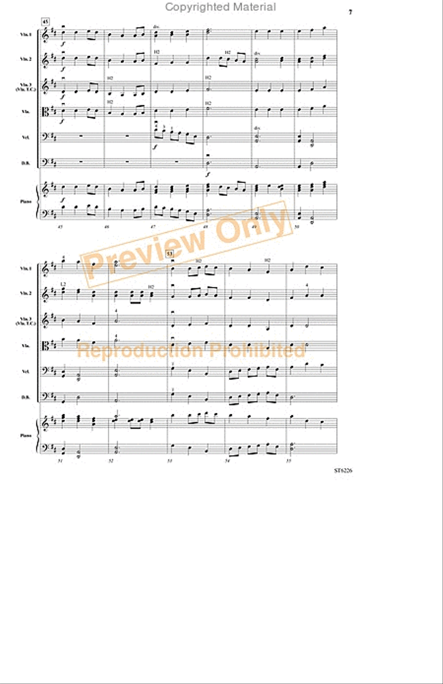 Slane String Orchestra scores gallery preview page 6