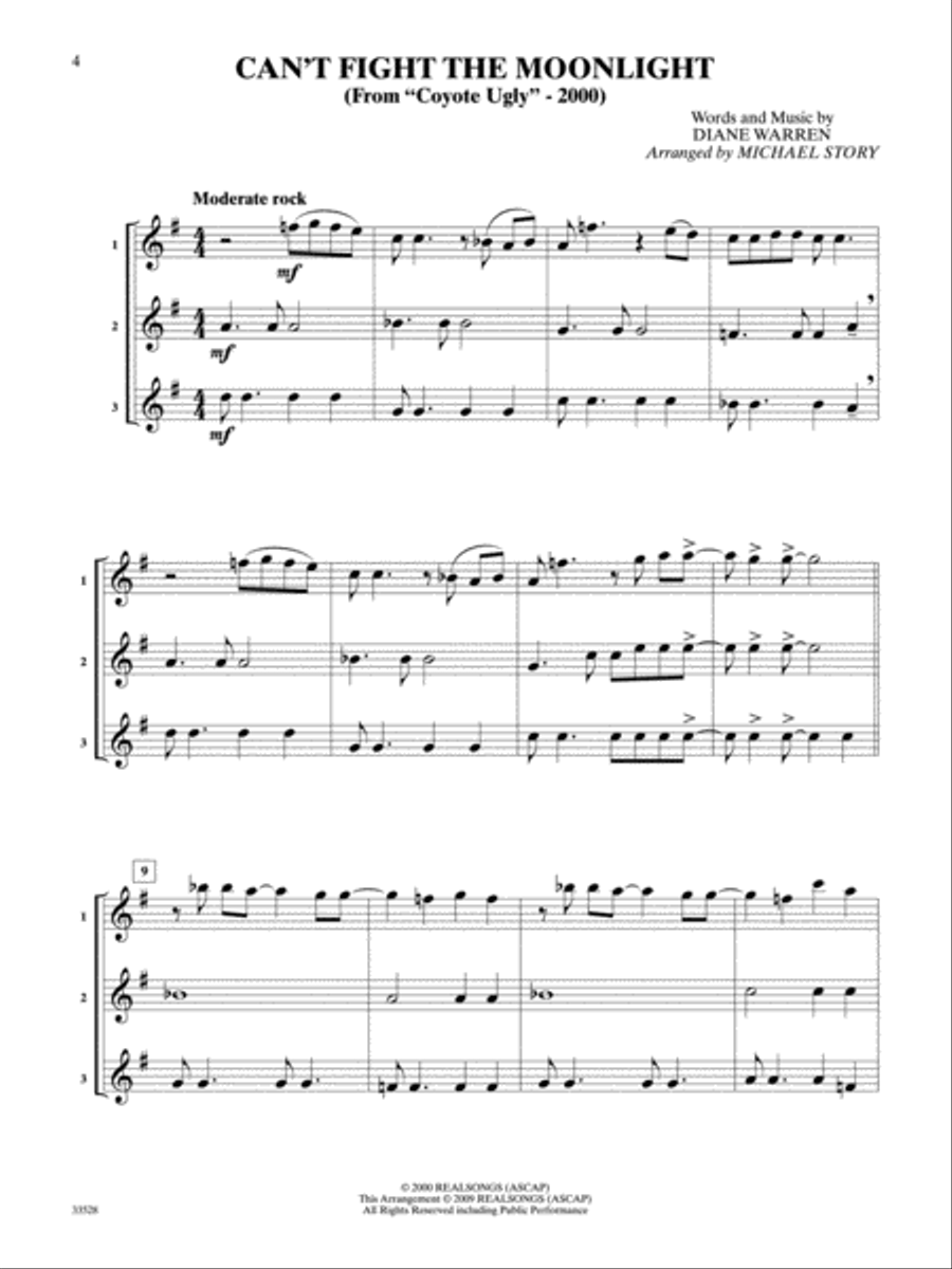 Movie Trios for All Small Ensemble scores gallery preview page 5