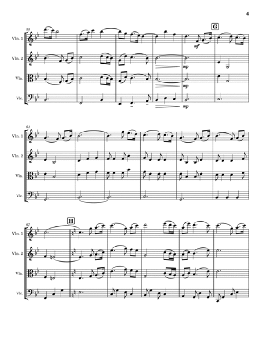 In Christ Alone String Trio scores gallery preview page 4