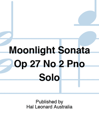 Moonlight Sonata Op 27 No 2 Pno Solo