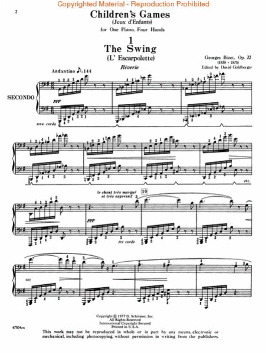 Jeux d'Enfants , Op. 22