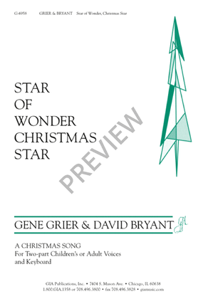 Star of Wonder, Christmas Star