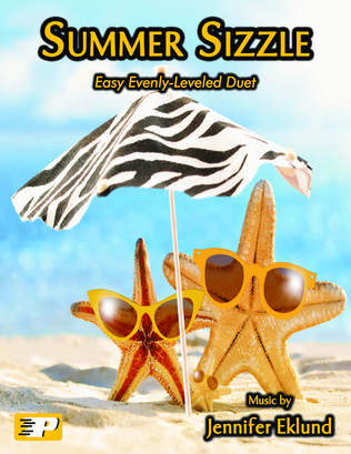 Book cover for Summer Sizzle (Easy Piano Duet)