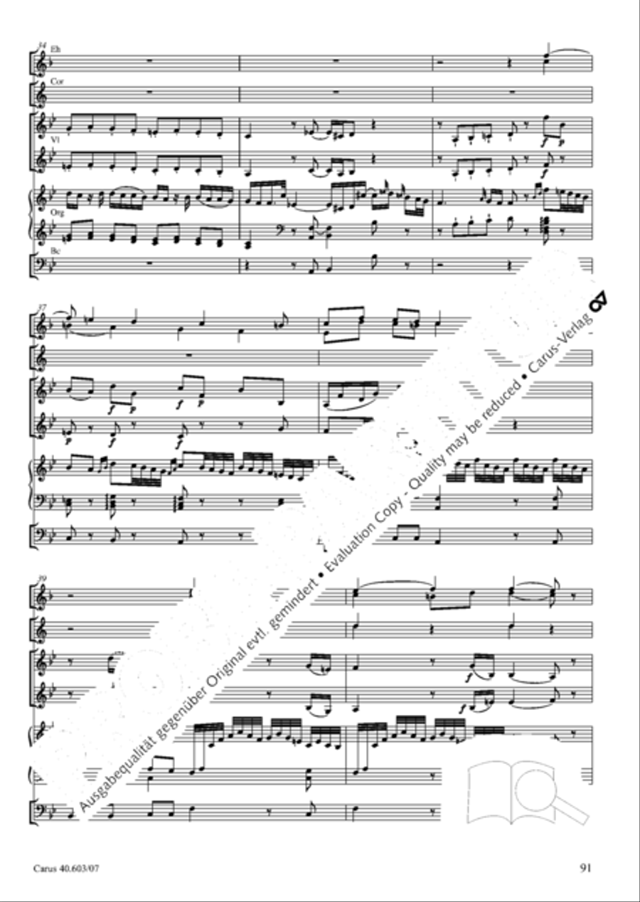 Grosse Orgelsolomesse in Es 4-Part scores gallery preview page 104