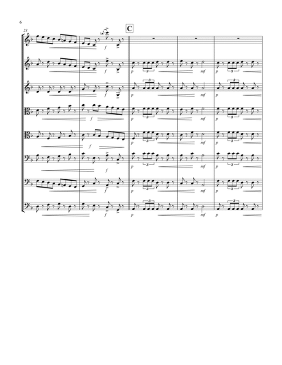 March (from "The Nutcracker Suite") (F) (String Octet - 3 Violins, 2 Violas, 2 Cellos, 1 Bass)