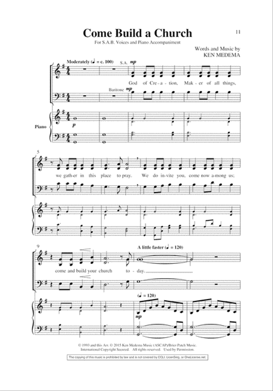Easy Anthems, Vol. 5 3-Part scores gallery preview page 14