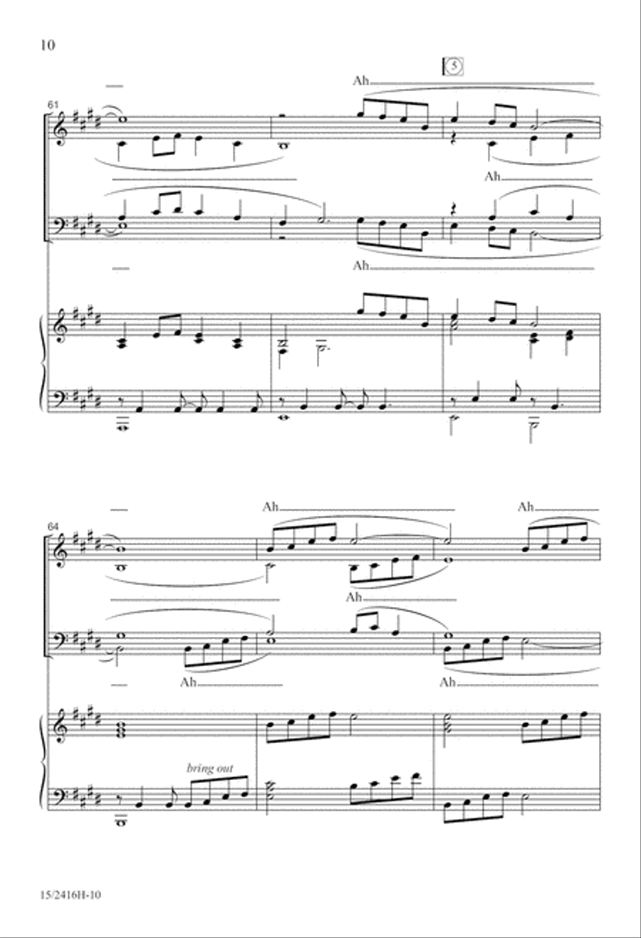 And So I Sing 4-Part scores gallery preview page 10