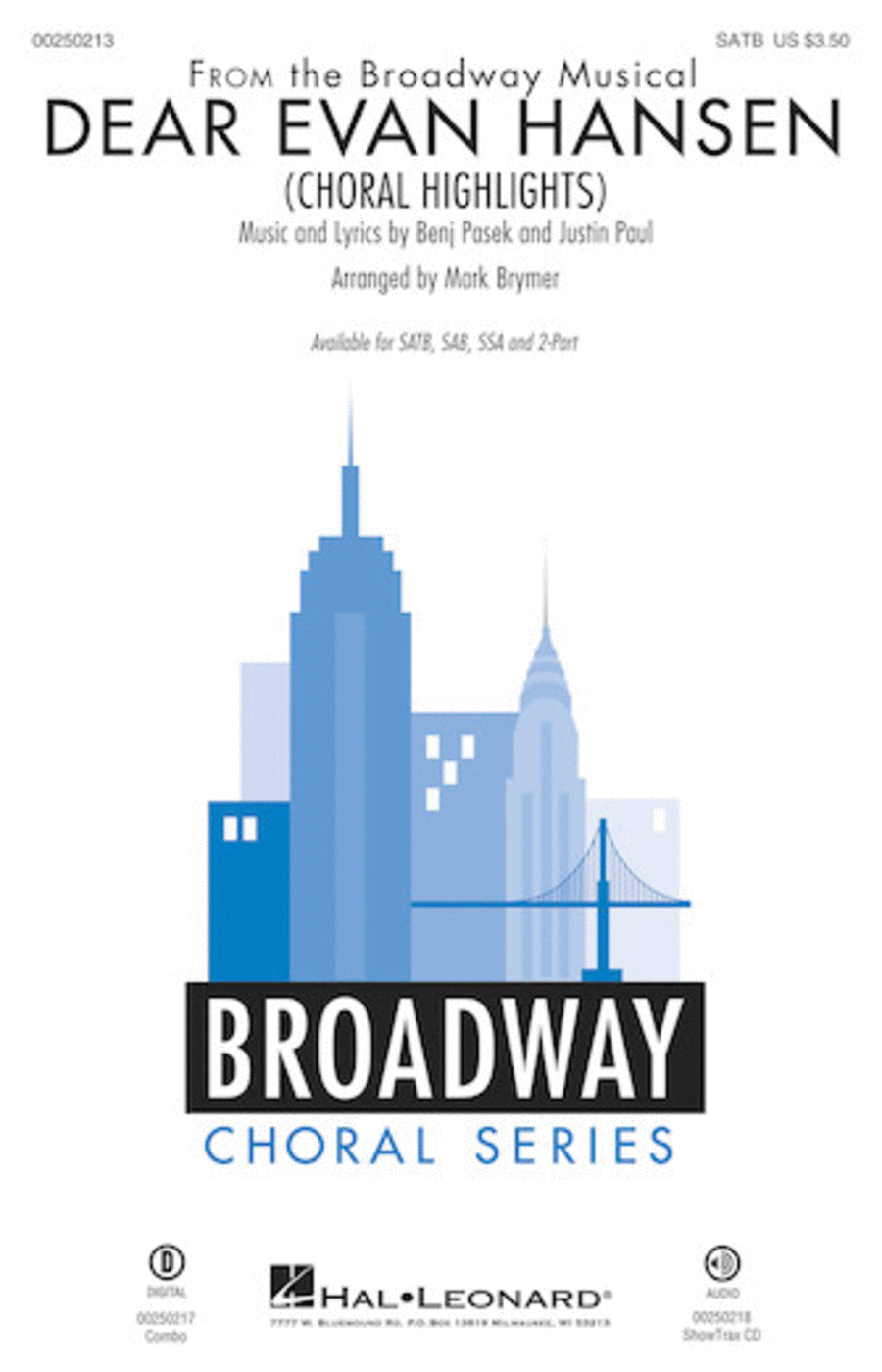 Dear Evan Hansen Choir scores gallery preview page 1