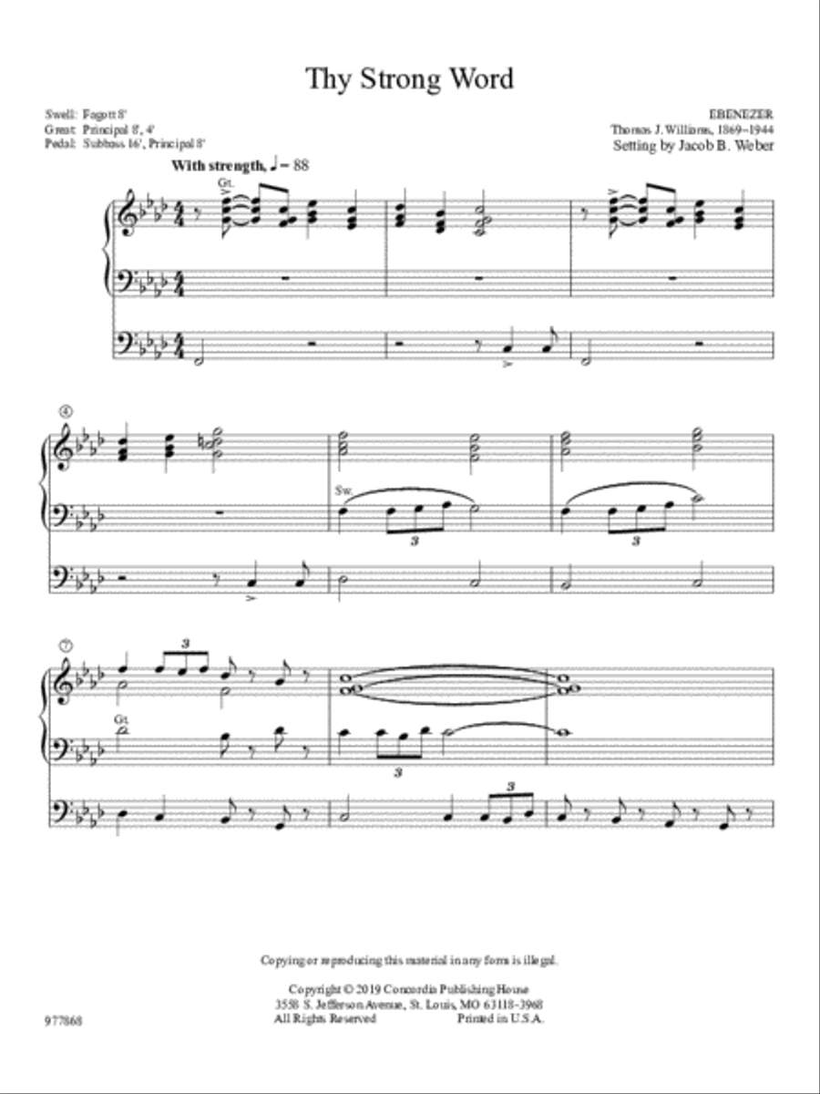 Soli Deo Gloria: Eight Distinctive Chorale Preludes for Every Organist, Set 5 Organ scores gallery preview page 2