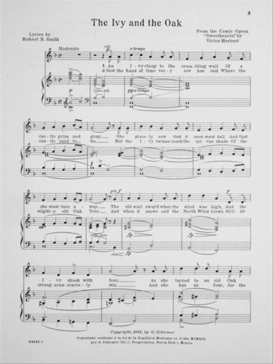 The Ivy and the Oak Voice scores gallery preview page 2
