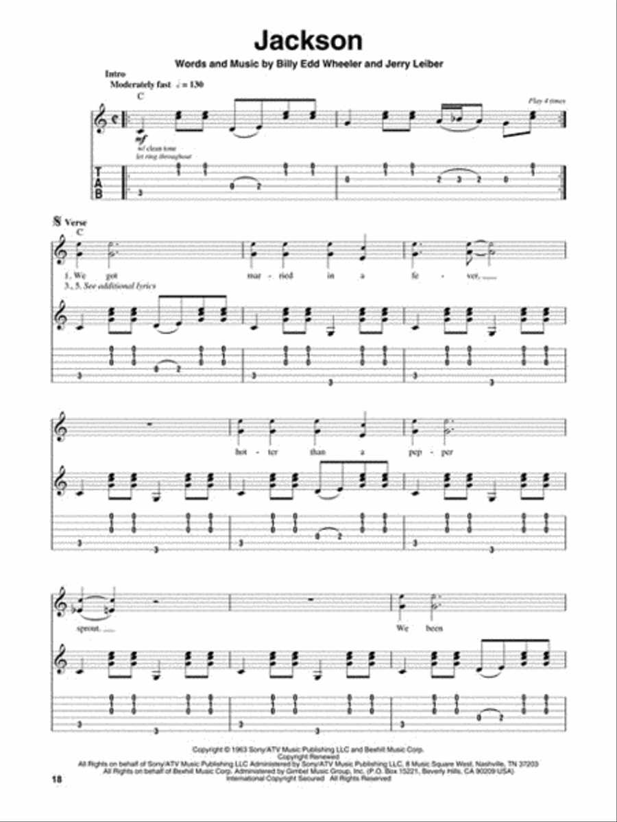 Johnny Cash Johnny Cash Electric Guitar scores gallery preview page 5