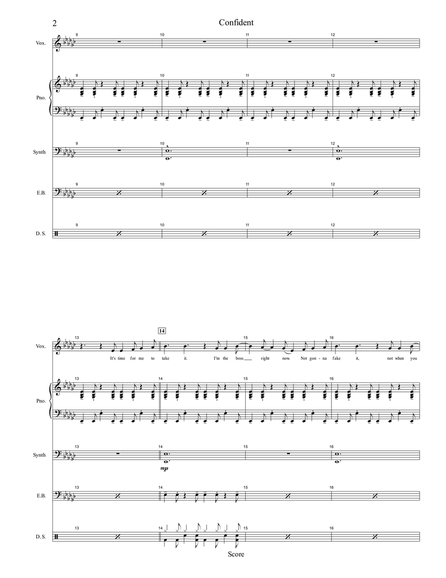 Confident Confident Small Ensemble scores gallery preview page 2
