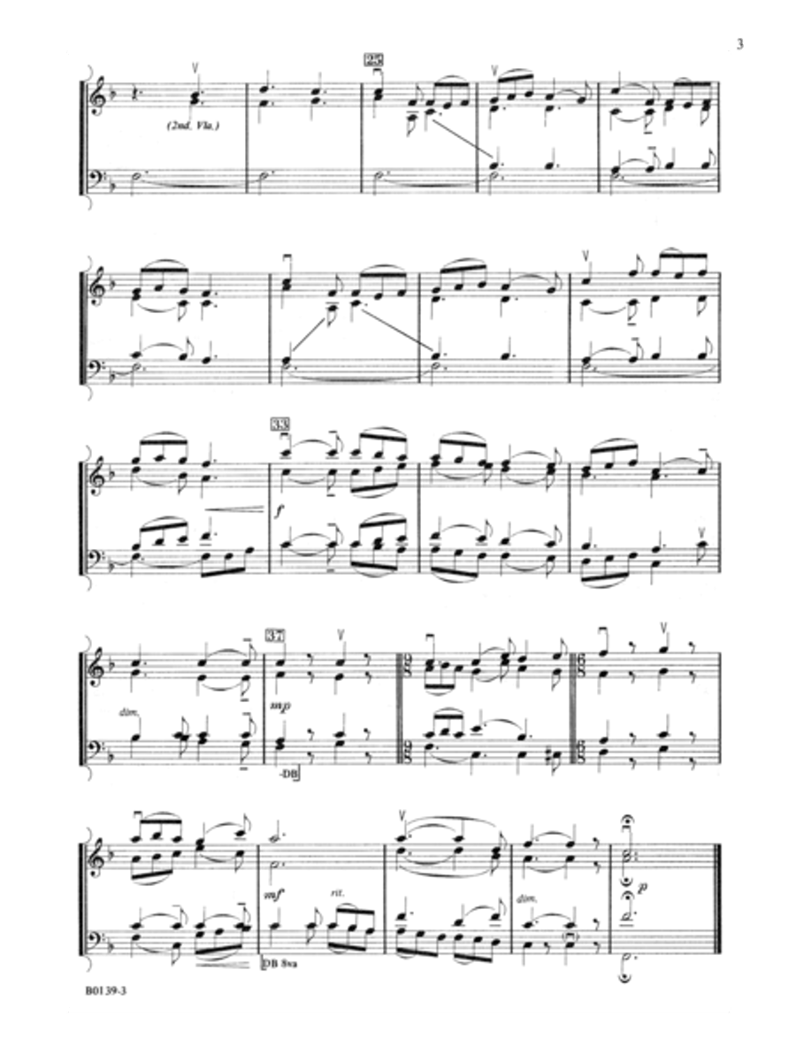 Christmas Folio for Four-Plus Strings - Score Conductor Score scores gallery preview page 5