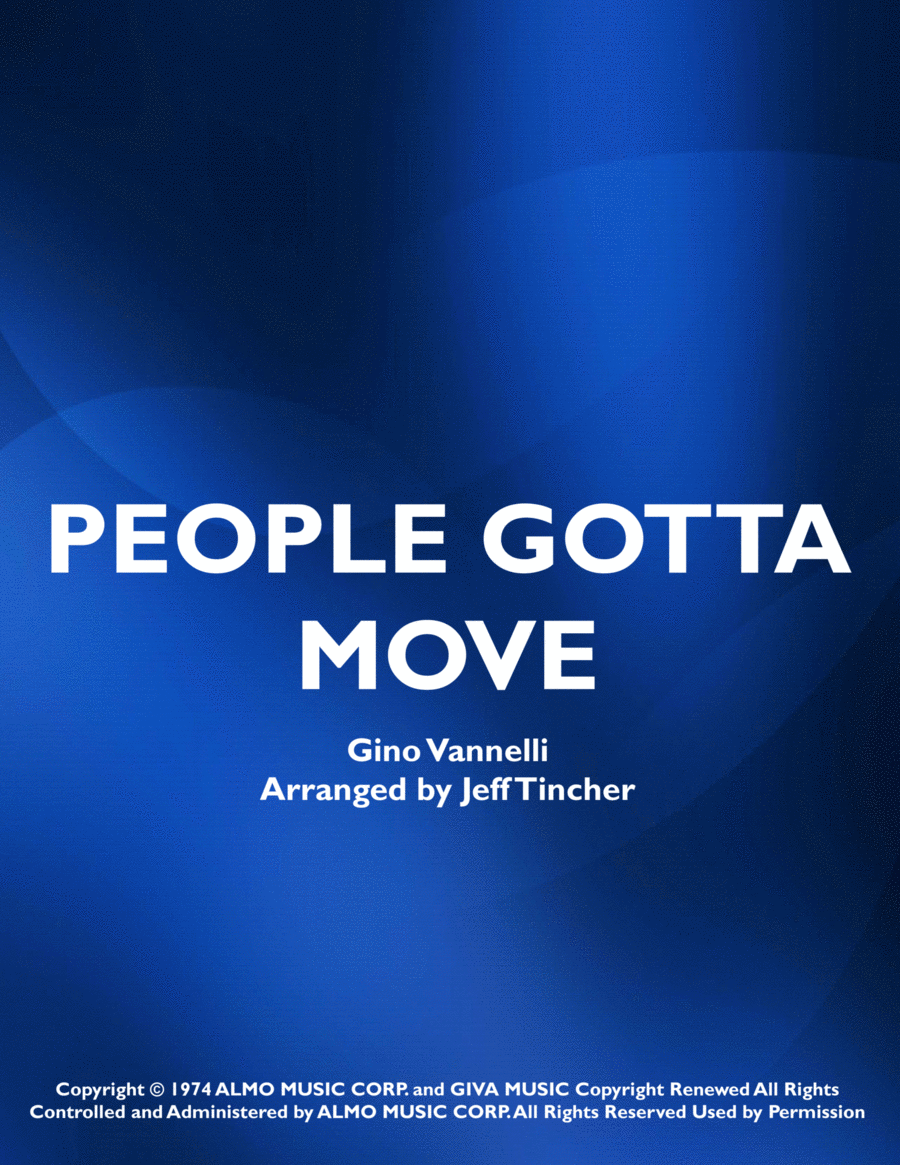 People Gotta Move Piano, Vocal, Guitar scores gallery preview page 1