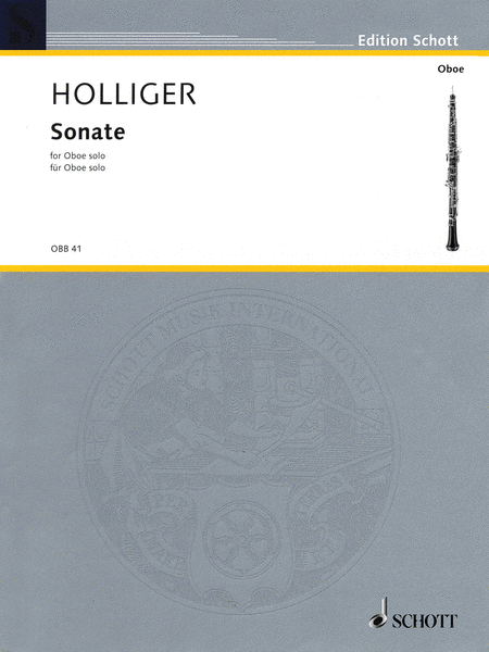 Sonata in F by Heinz Holliger Oboe Solo - Sheet Music