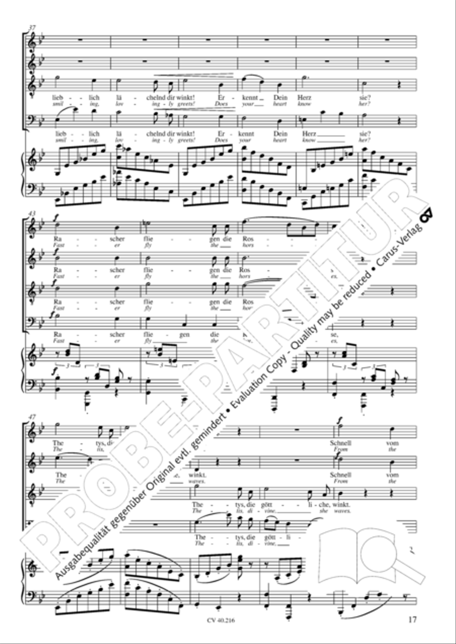 Drei Quartette op. 64 Choir scores gallery preview page 18