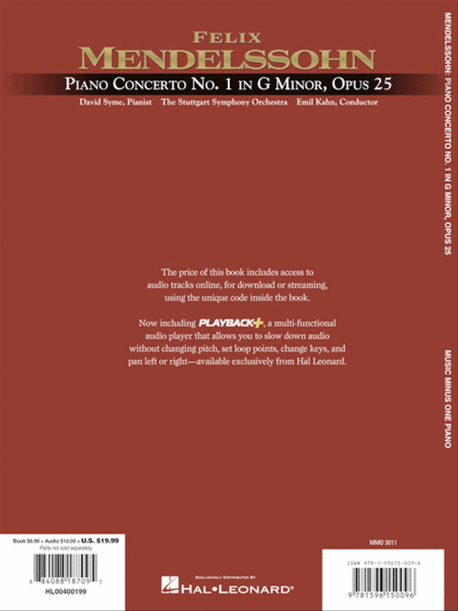 Mendelssohn Concerto No. 1 in G Minor, Op. 25 Piano Solo scores gallery preview page 5