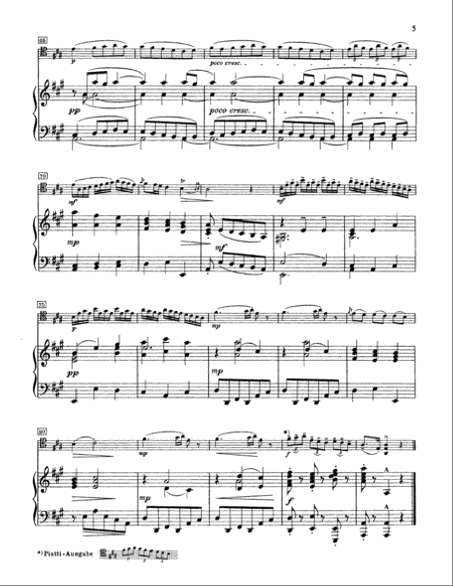 Boccherini: Three Sonatas for Cello and Piano Piano Accompaniment scores gallery preview page 4