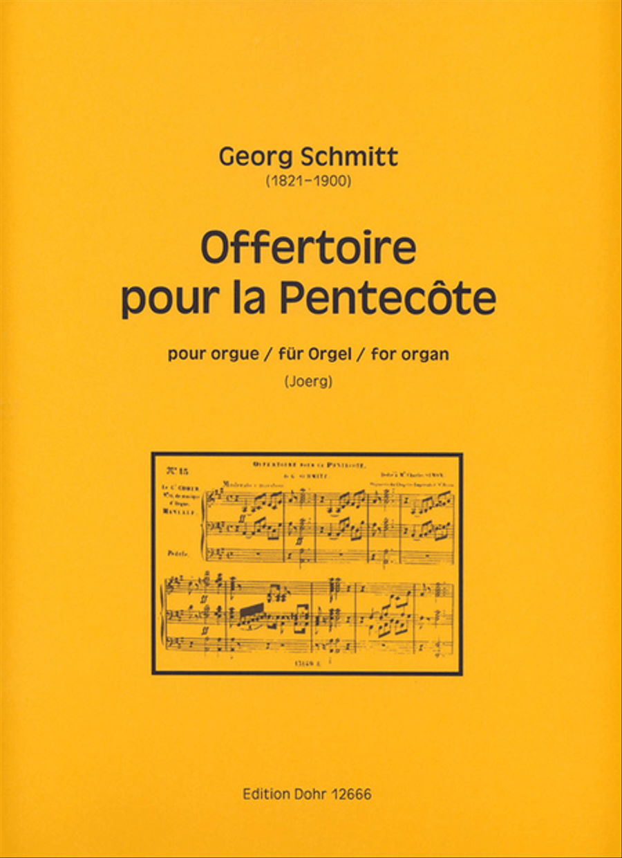 Offertoire pour la Pentecôte für Orgel A-Dur Organ scores gallery preview page 1