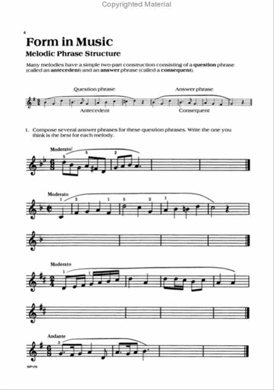 Intermediate Theory, Level 2 Piano Method scores gallery preview page 2