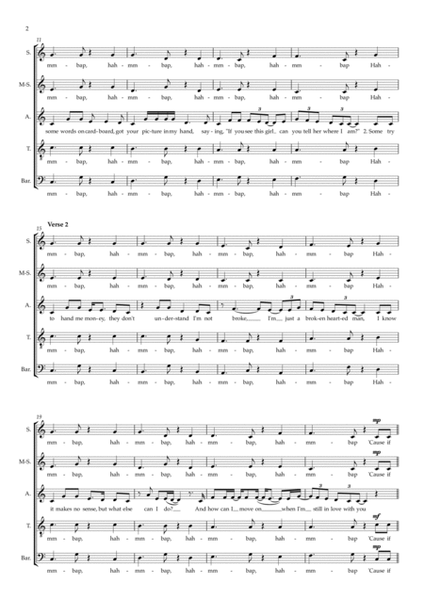 Man Who Can't Be Moved / Breakeven (arr. Doug Watts)