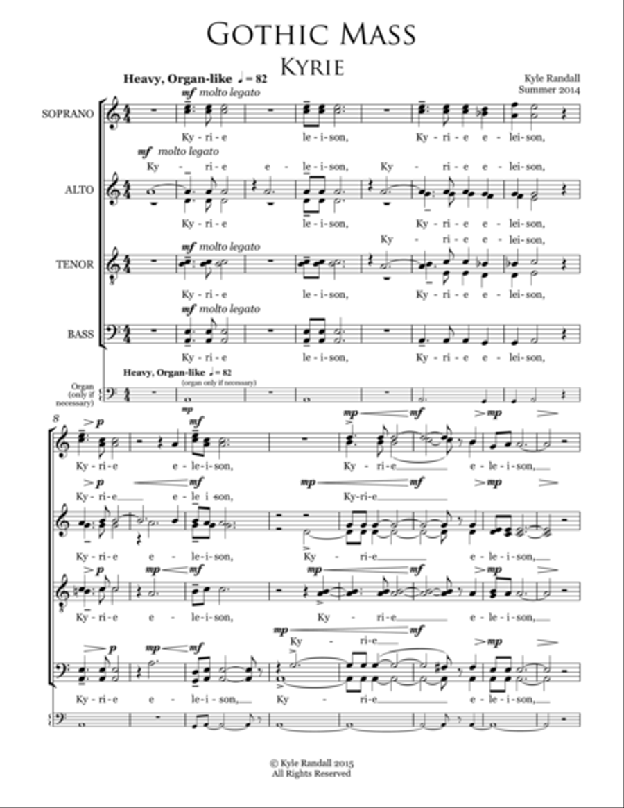 New Gothic Mass 4-Part scores gallery preview page 5