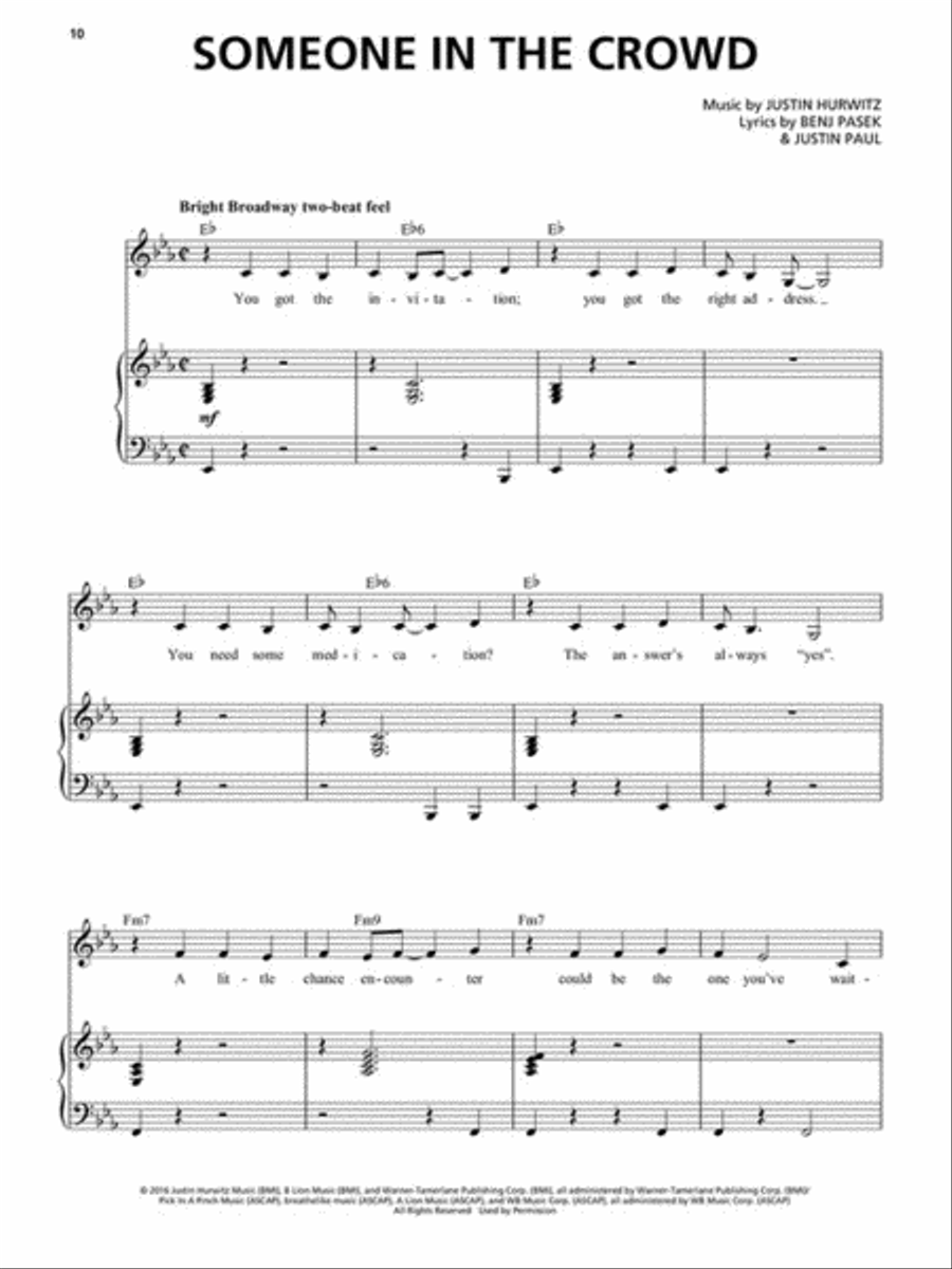 La La Land - Vocal Selections Voice scores gallery preview page 4