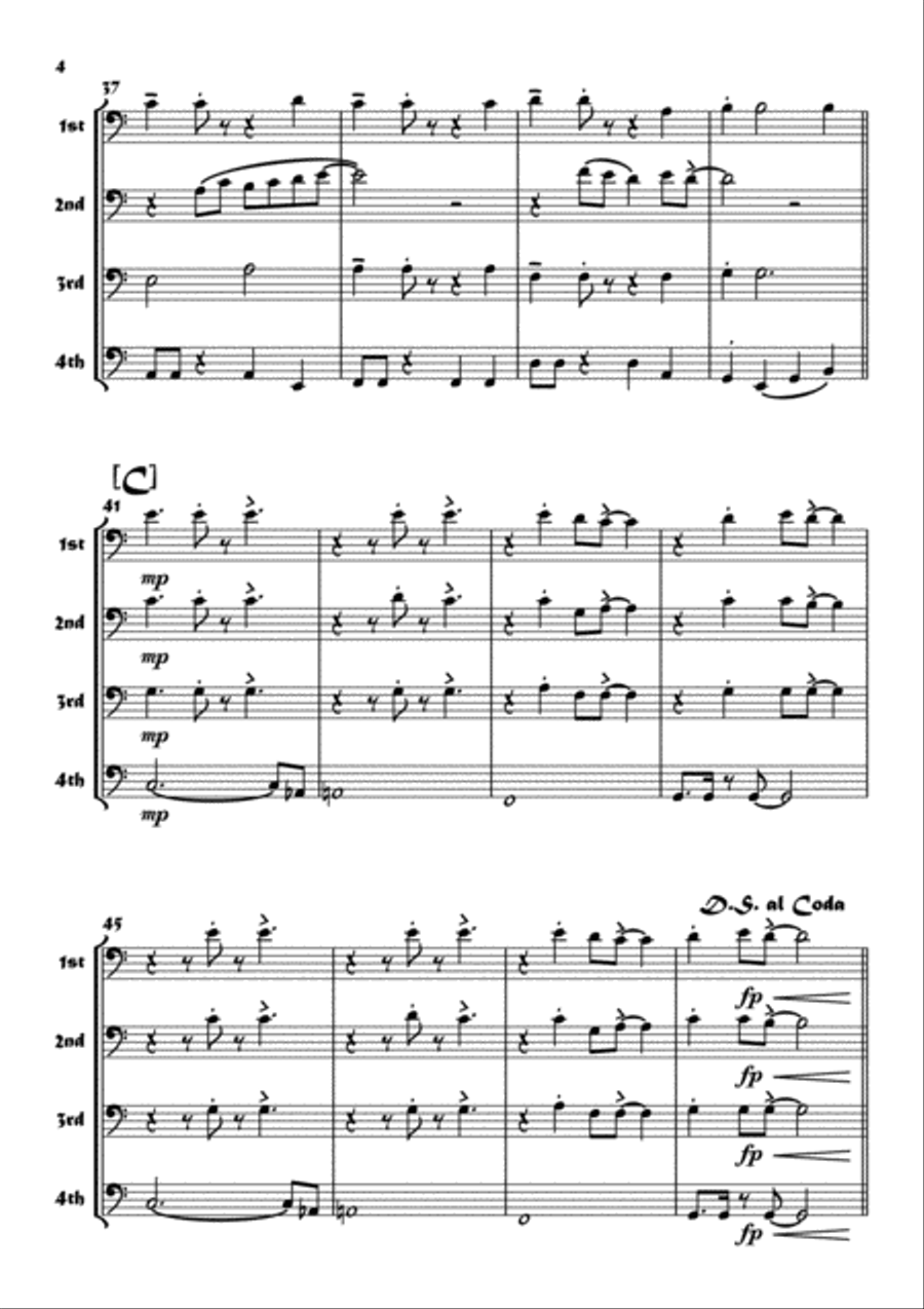 Nite Express Nite Express Brass Ensemble scores gallery preview page 4