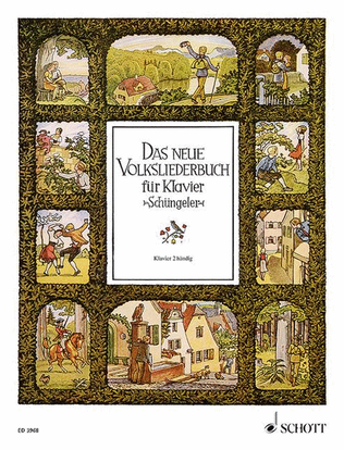 Book cover for Das neue Volksliederbuch für Klavier
