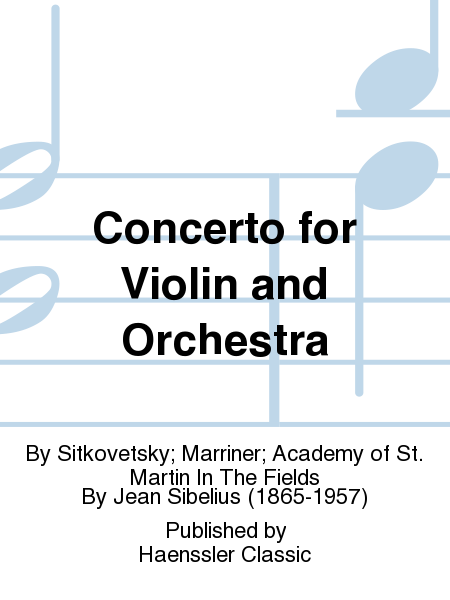 Concerto for Violin and Orchestra