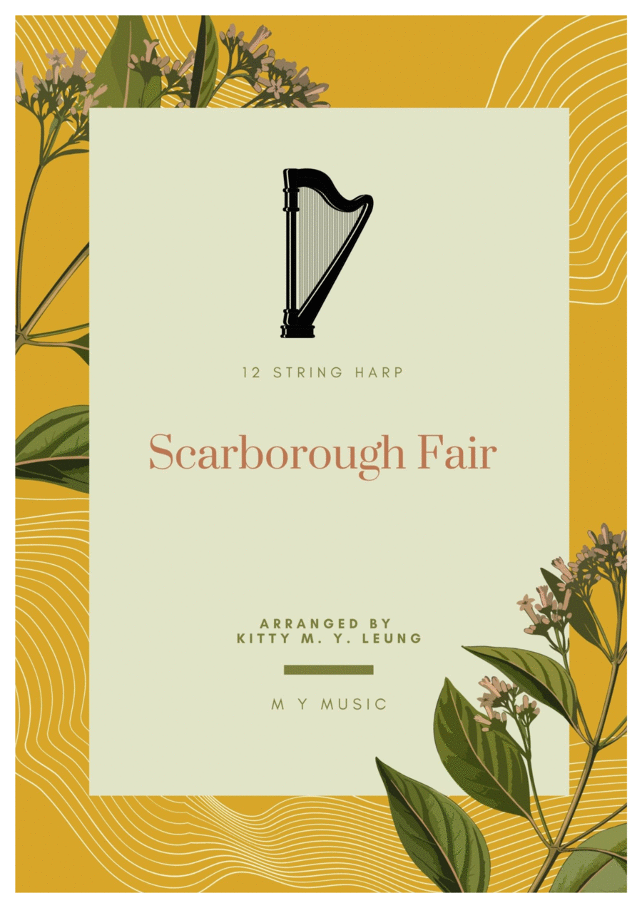 Scarborough Fair - 12 String Harp Harp scores gallery preview page 1